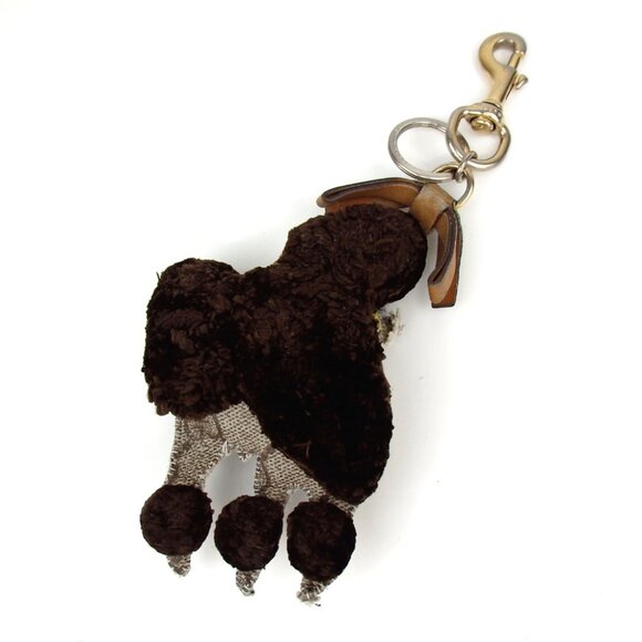 Authentic GUCCI GG Supreme Gucholi Poodle key ring PVC [Used] - Picture 1 of 12
